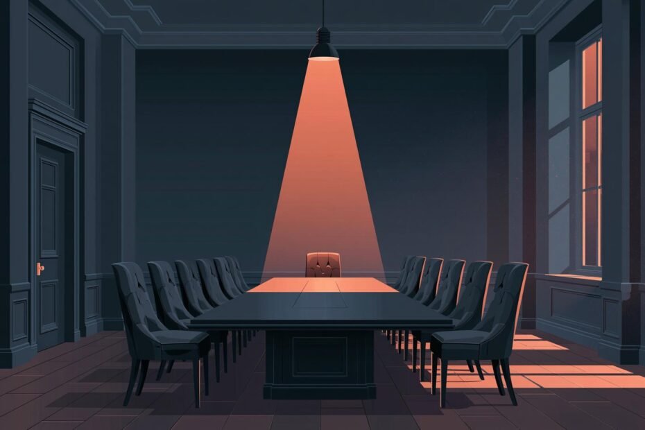 Empty board room